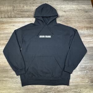 Official Ariana Grande Dangerous Woman Hoodie Medium Black Tour Merch Pullover